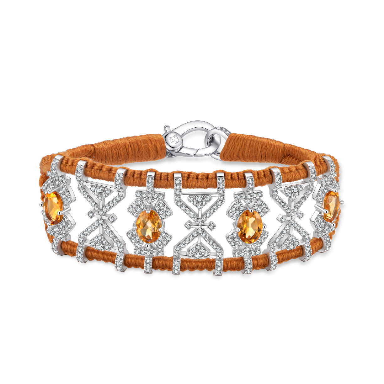 Bracelet Fortalezza Camel - Citrines