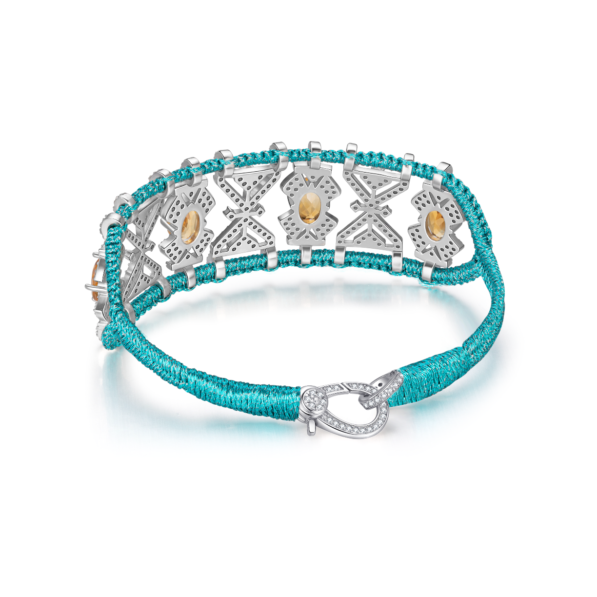 Bracelet Fortalezza Night - Citrines