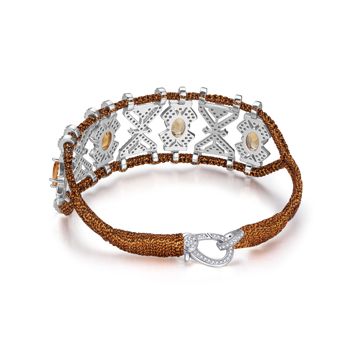 Bracelet Fortalezza Rusty- Citrines