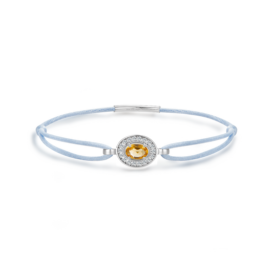 sky forever bracelet - citrine