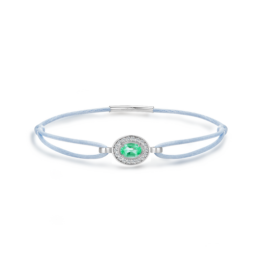 sky forever bracelet - emerald