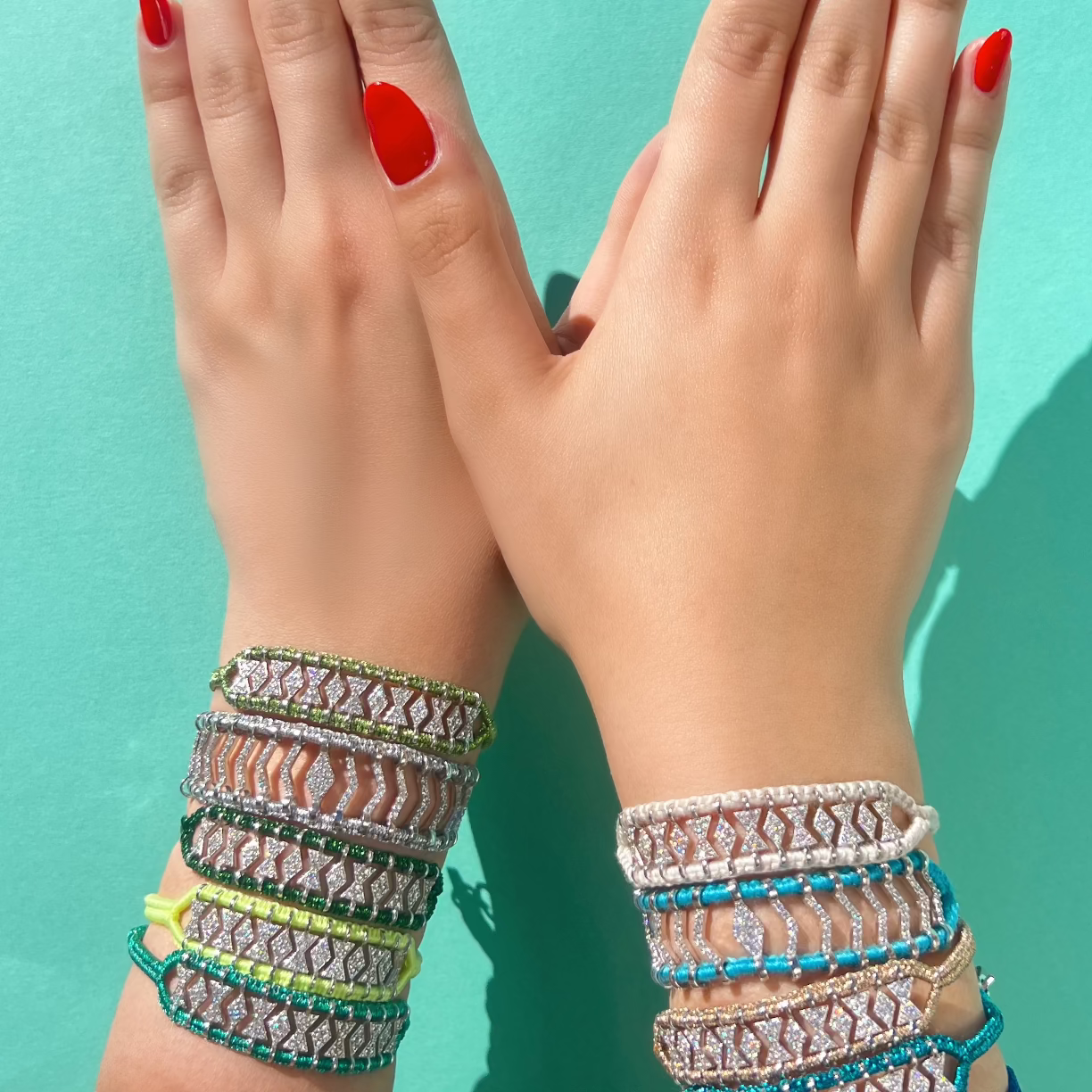 Bracelet Buzios Lime