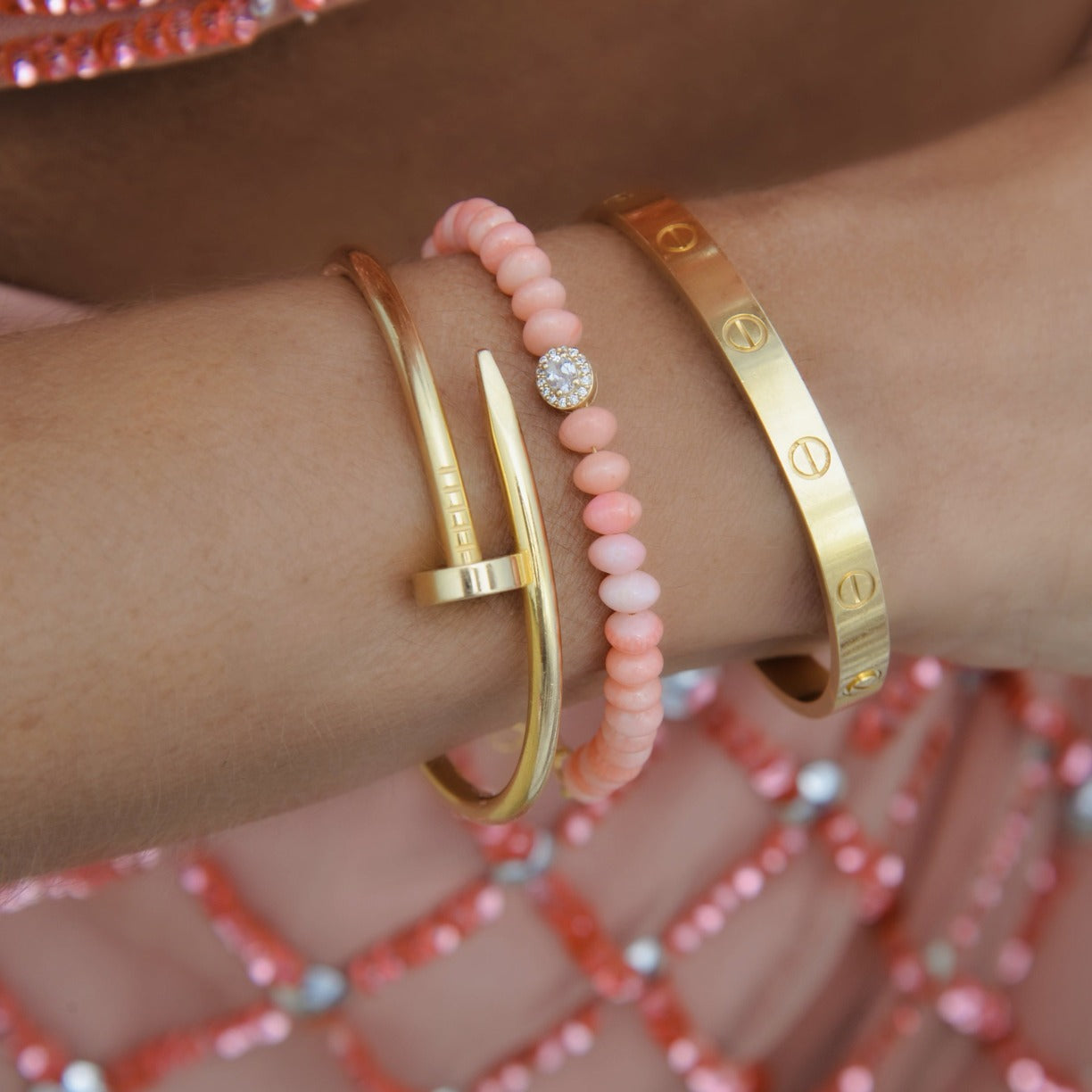Coral Capri bracelet