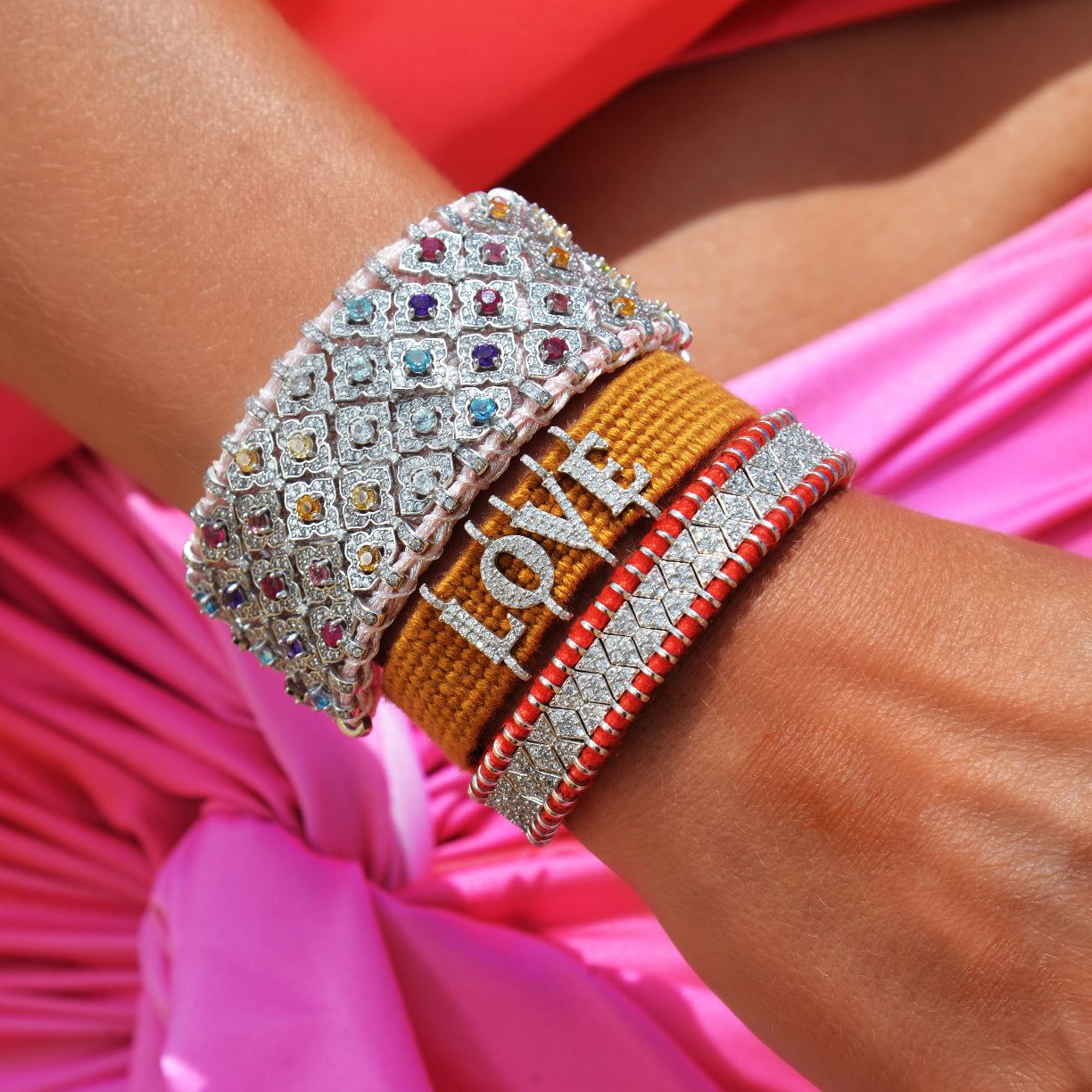 Bracelet Janeiro rouge