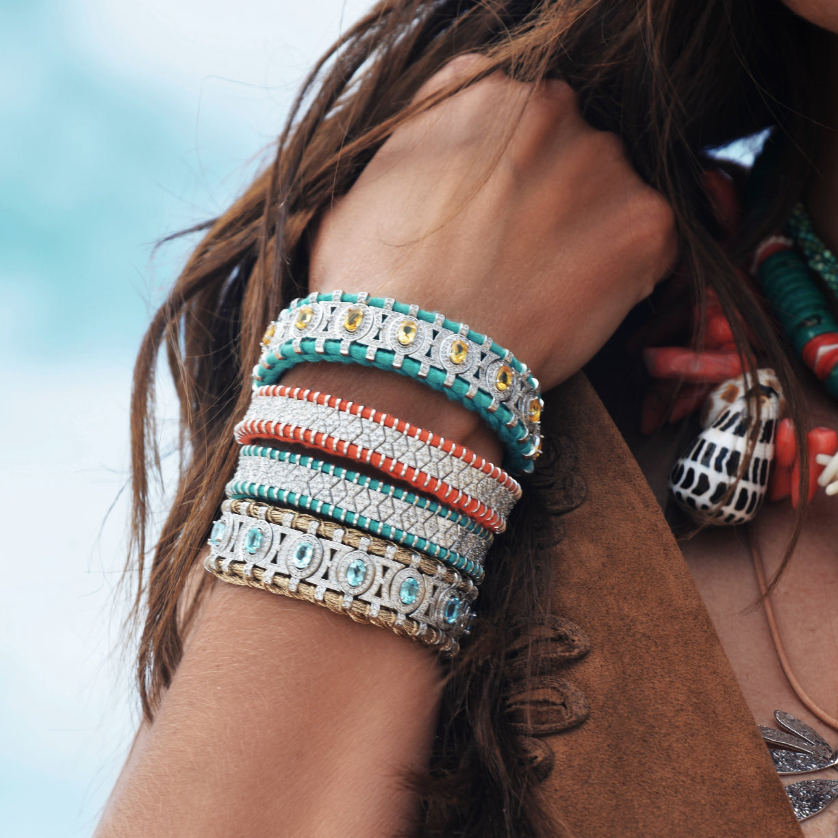 Janeiro Orange bracelet