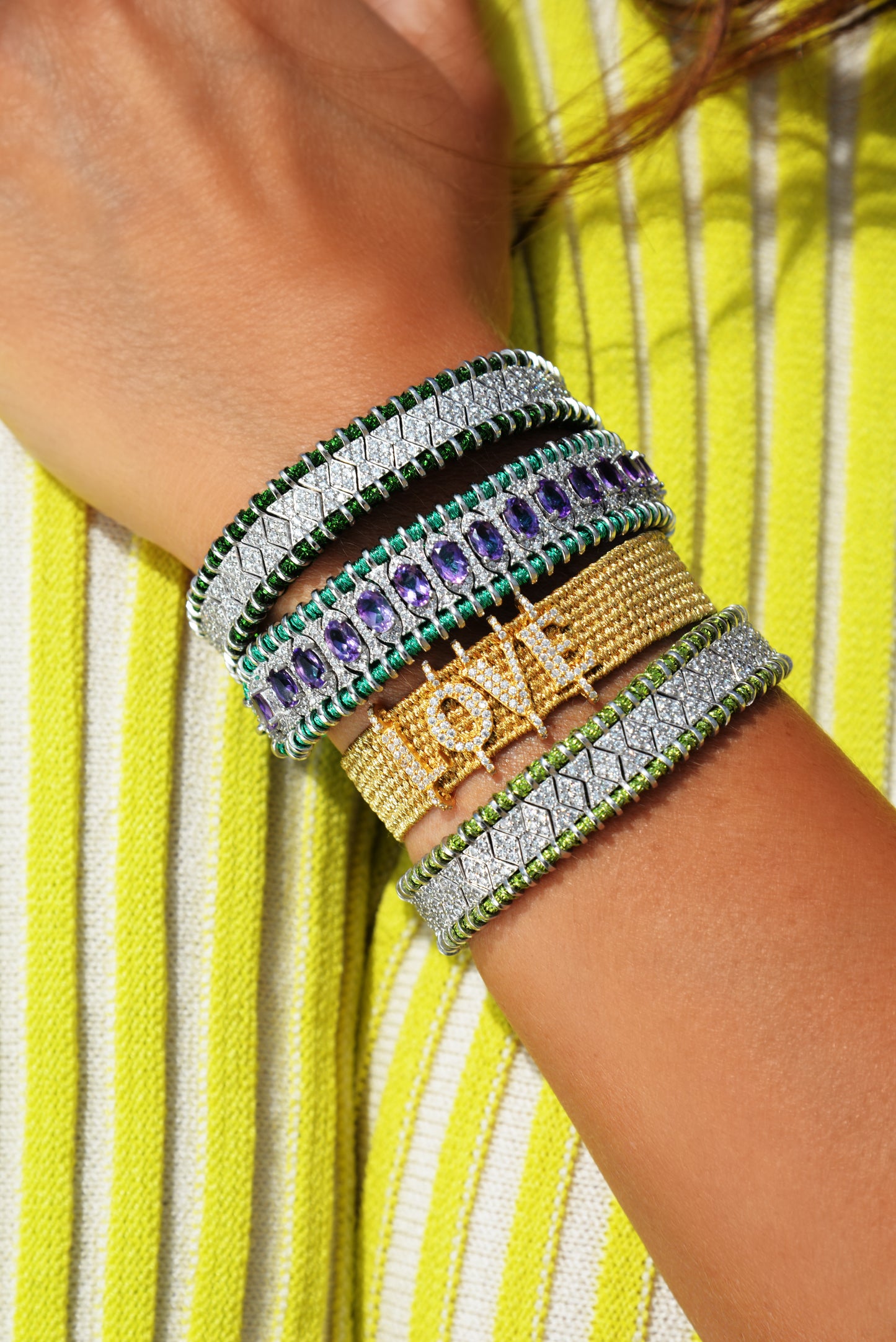 Santos Water blue bracelet - Amethyst