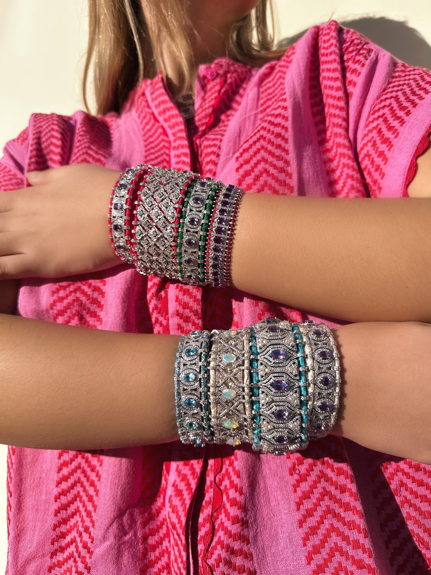 Sao Paulo Vanilla and Amethyst bracelet 