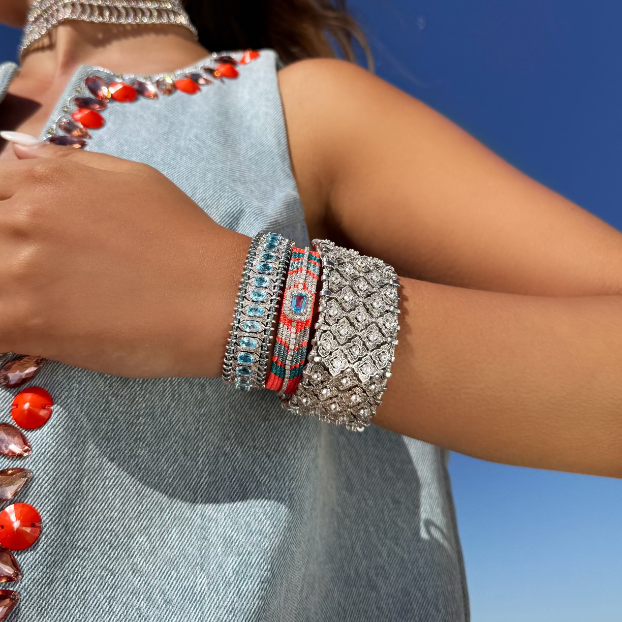 Santos Sky bracelet - Topaz