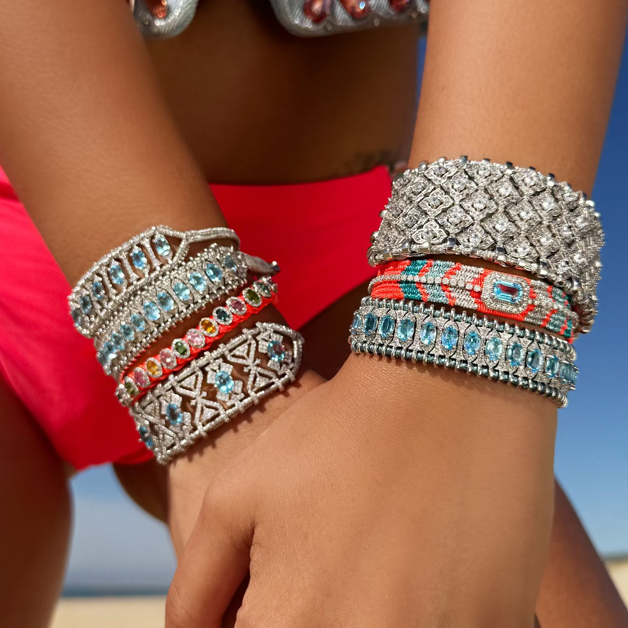 Bracelet Teresina Silver - topazes