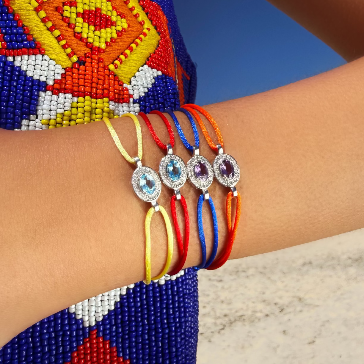 bracelet forever rouge - topaze