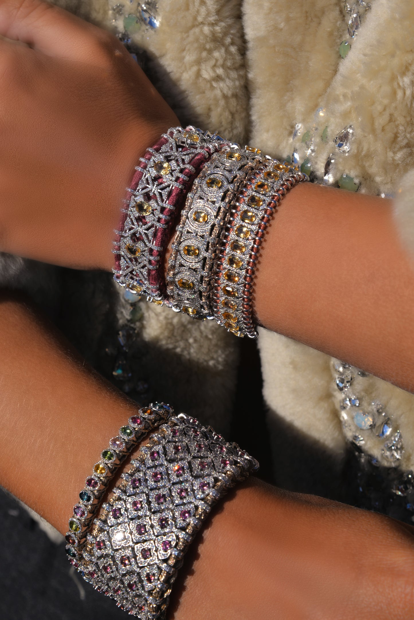 Santos Blush bracelet - Citrine