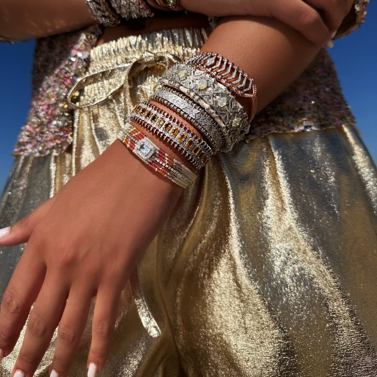 Farrow Vanilla bracelet - Crystal