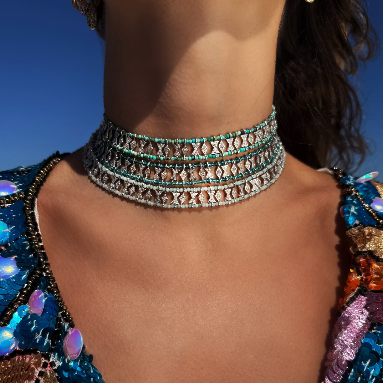 Collier Janebeady Turquoise