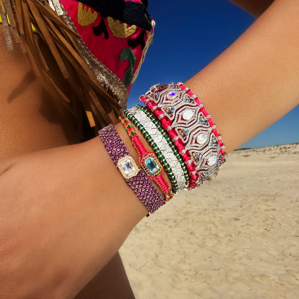 bracelet vicky iris - cristal