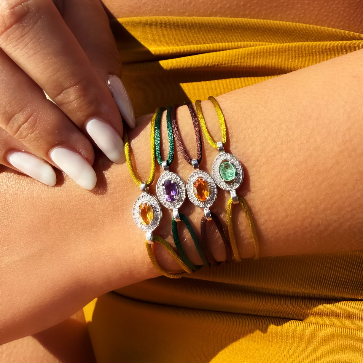 bracelet forever choco - citrine