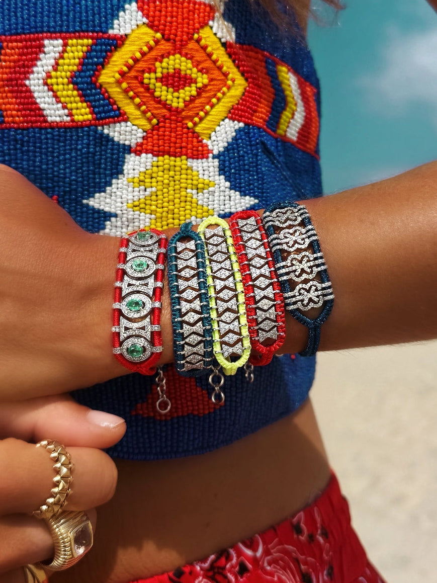 Buzios Neon yellow bracelet