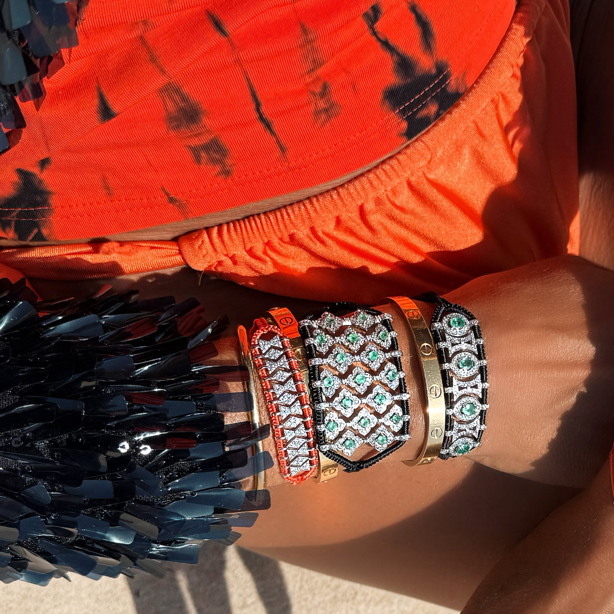 Buzios salmon bracelet