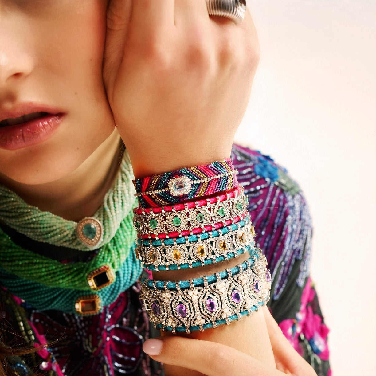 Bracelet Biggie Purple - Topaz