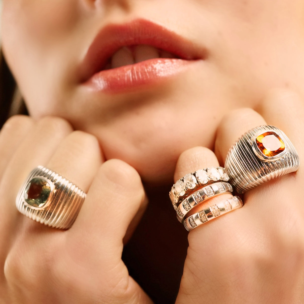 Billie White Gold ring 