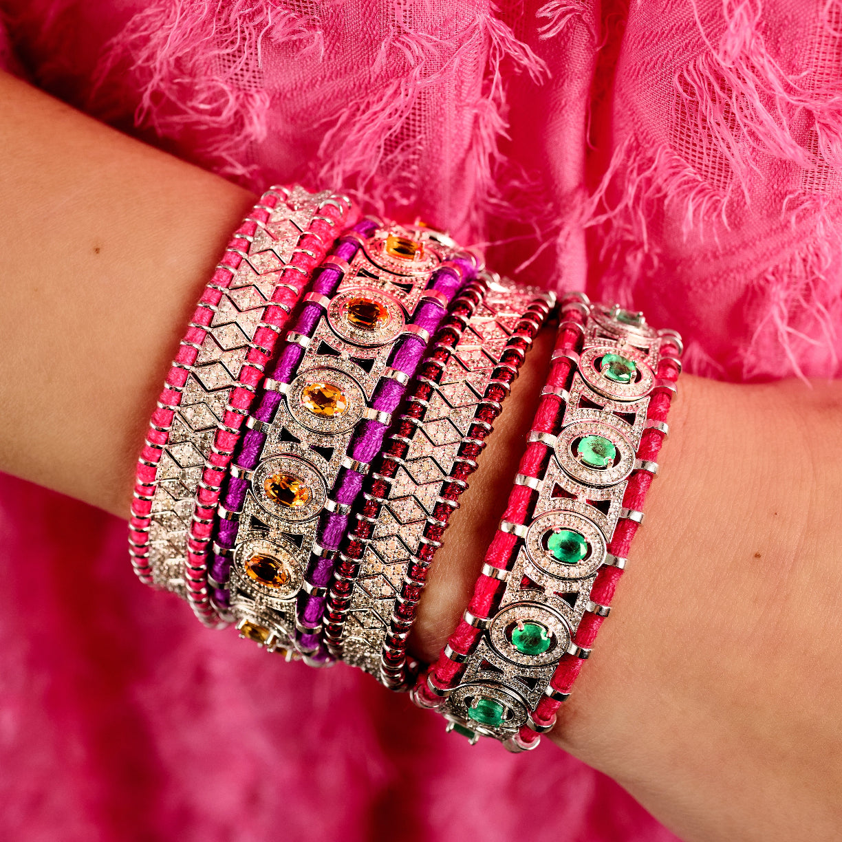 Janeiro Neon-Pink bracelet