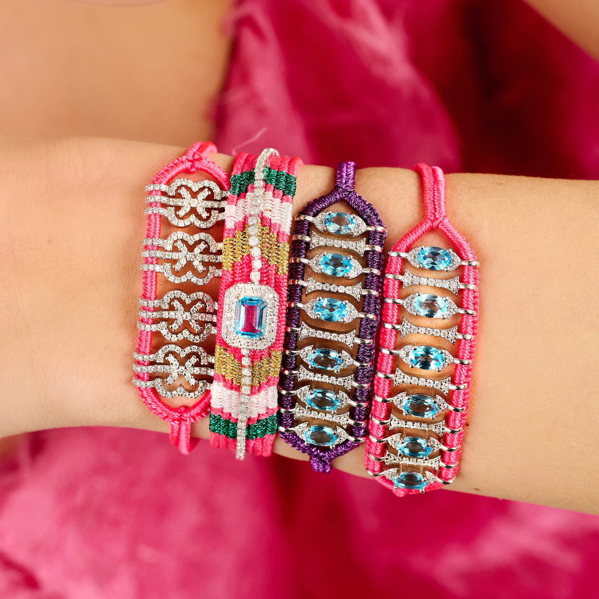 Teresina iris bracelet - Topaz