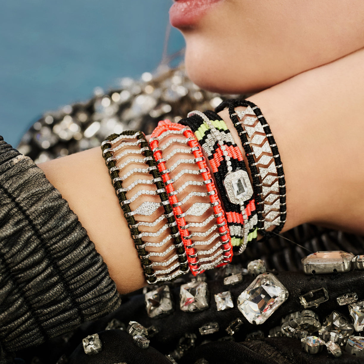 Farrow Black bracelet - Crystal