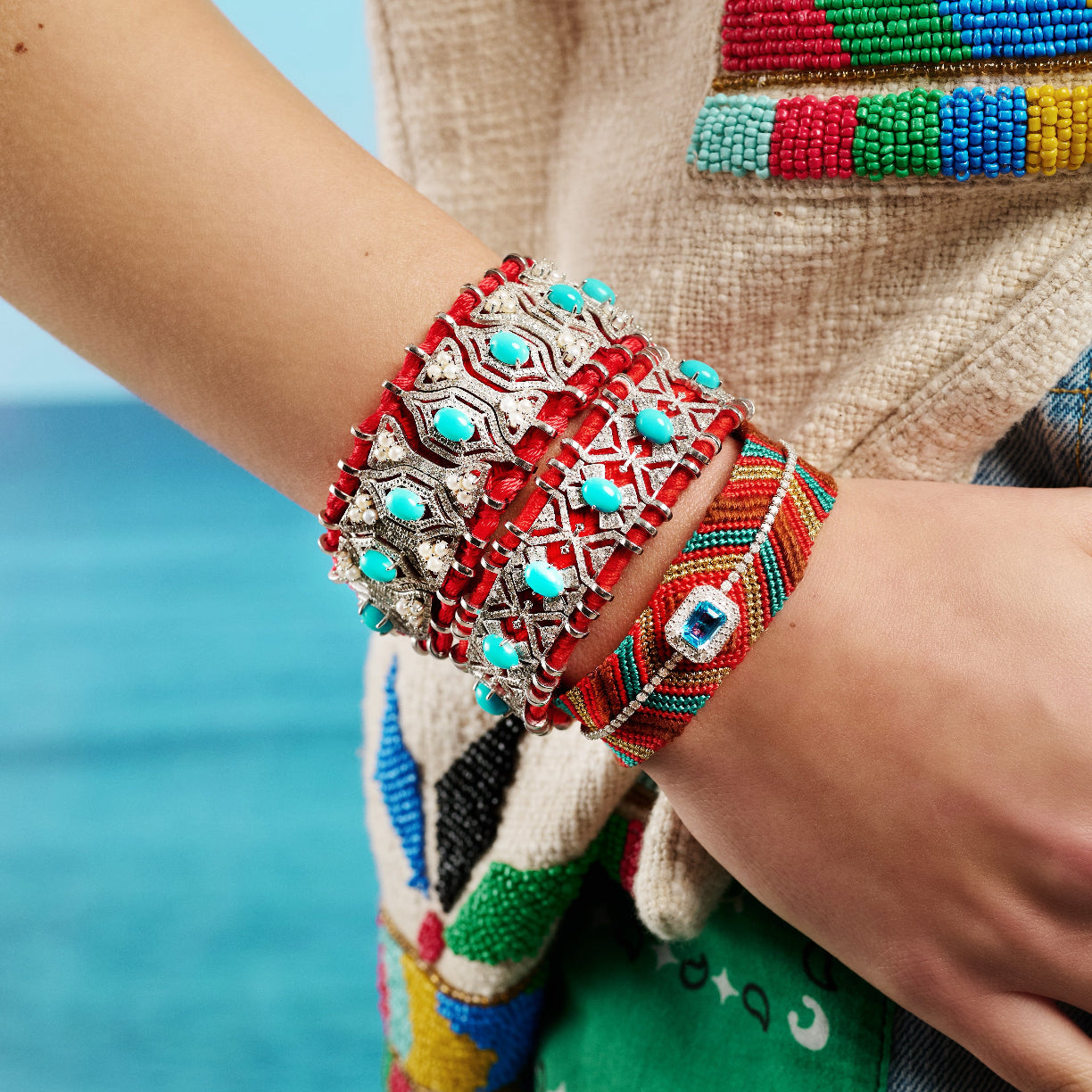 Bracelet Biggie Red - Topaz