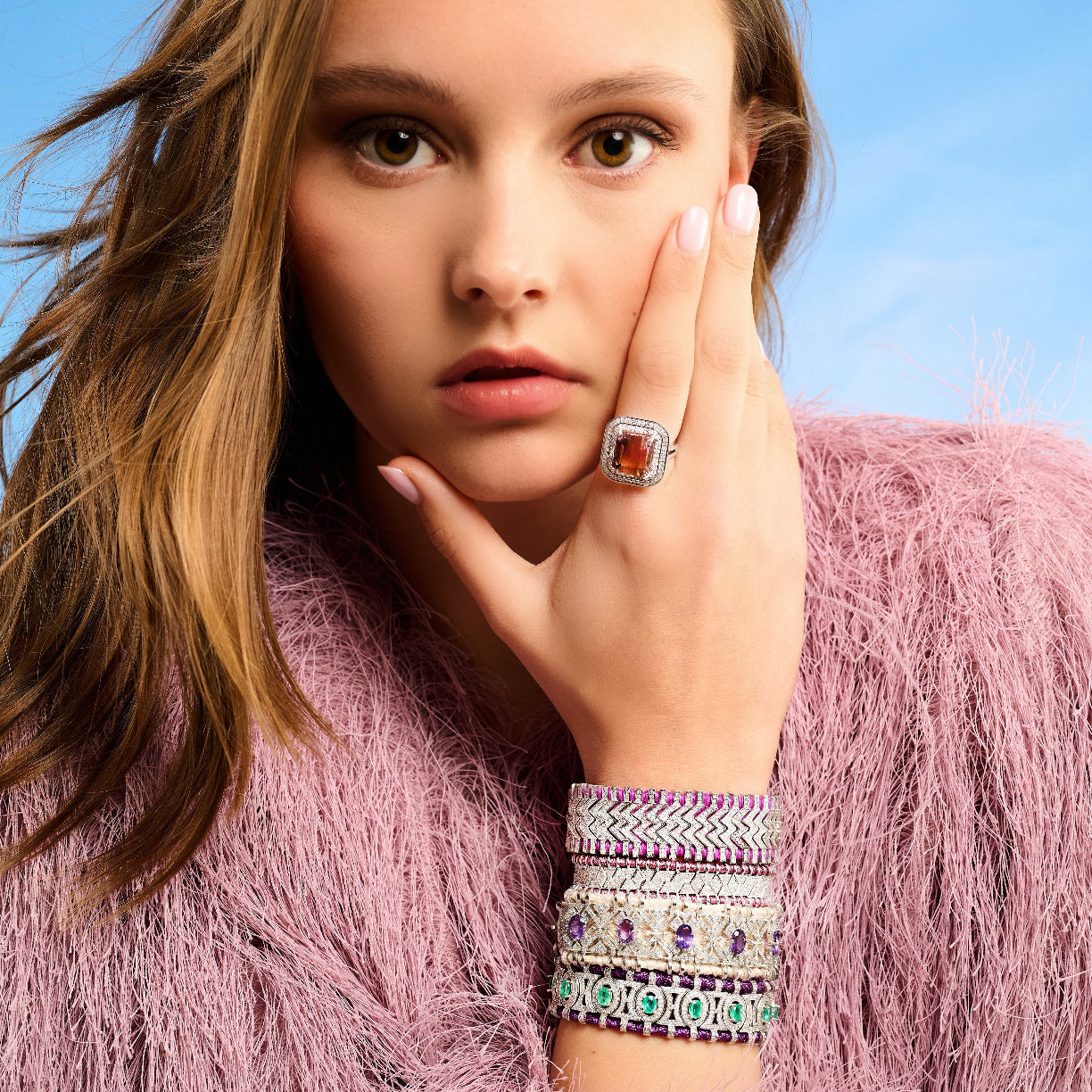 Trancoso purple bracelet