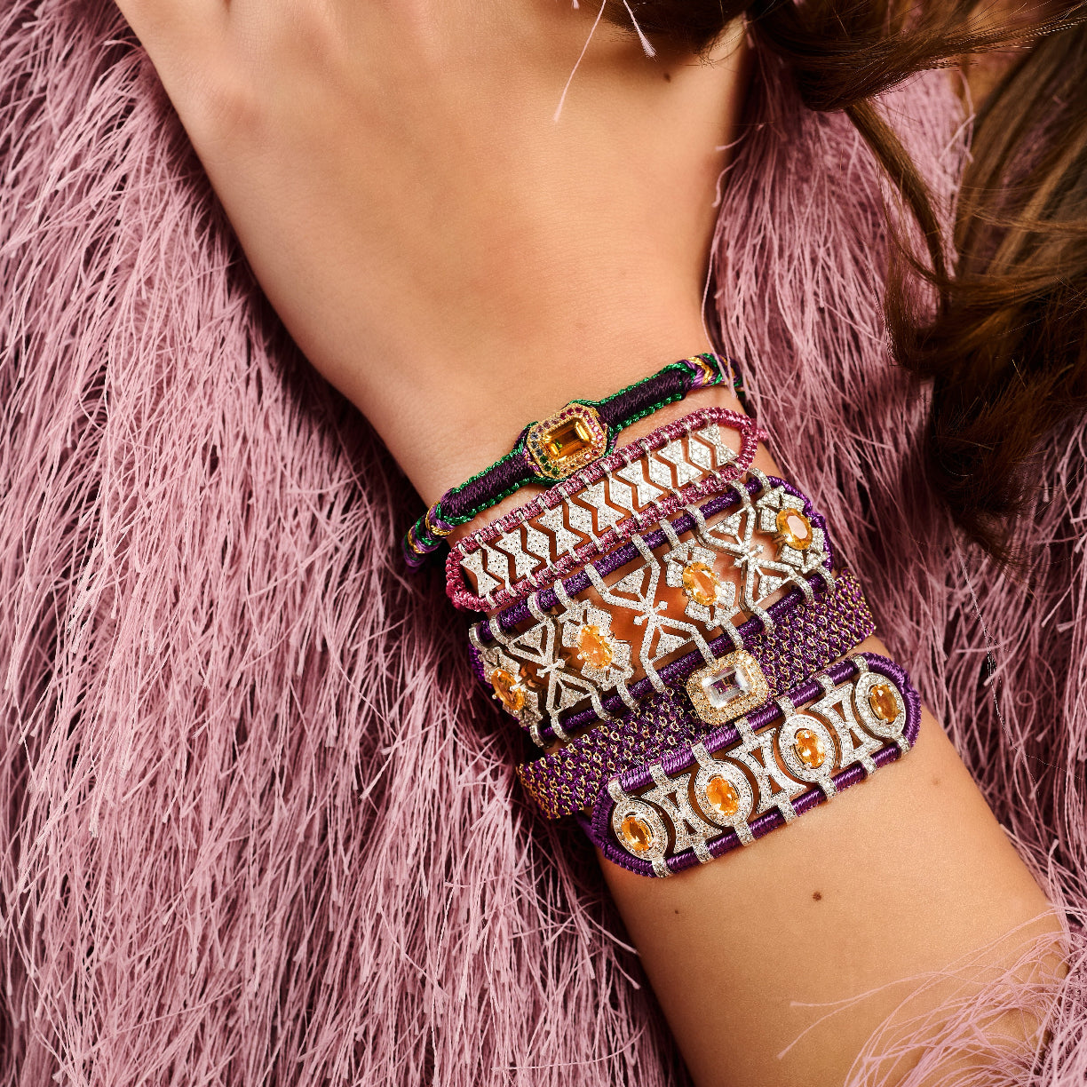 Bracelet Fortalezza Iris - Citrines