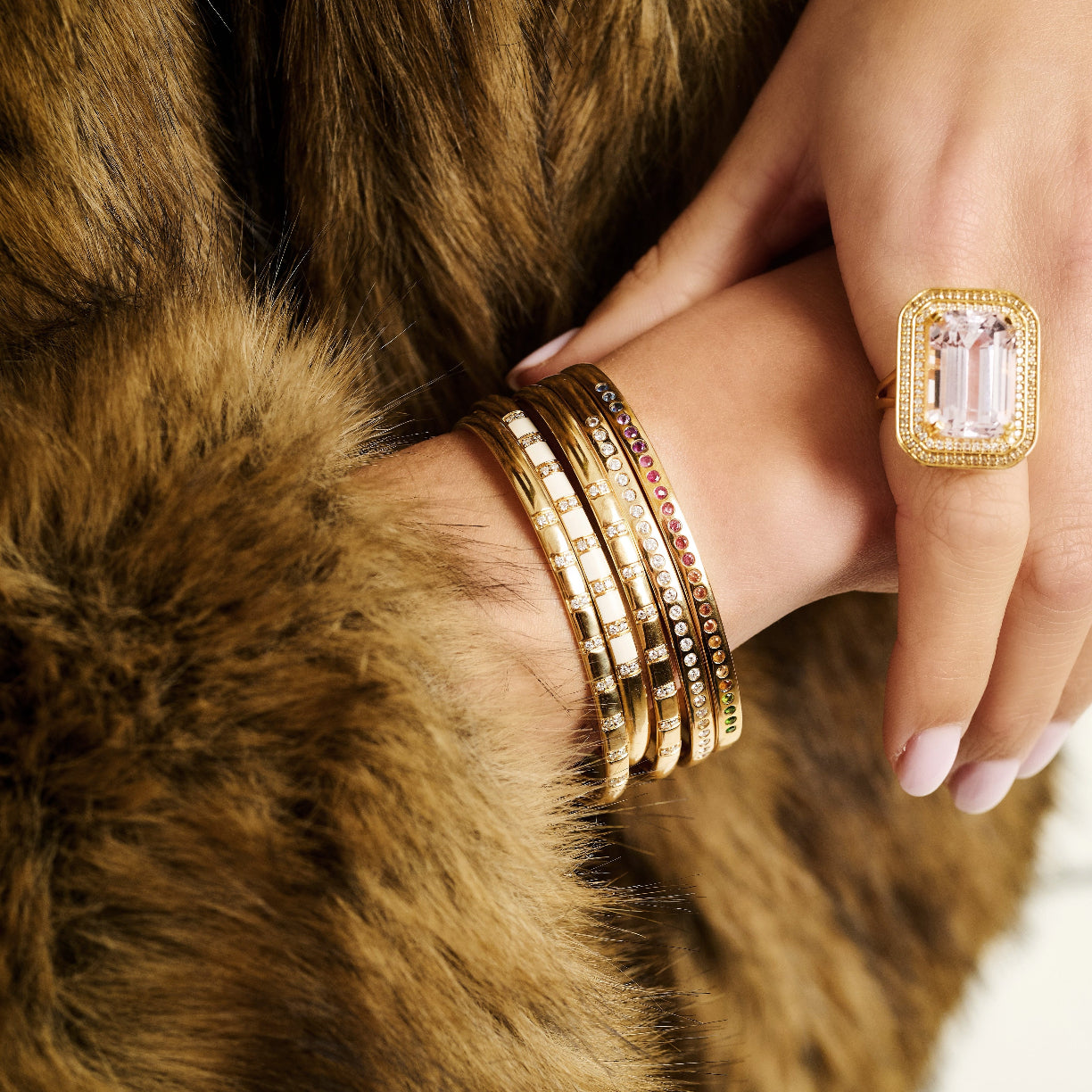 Bracelet jonc Billie Or