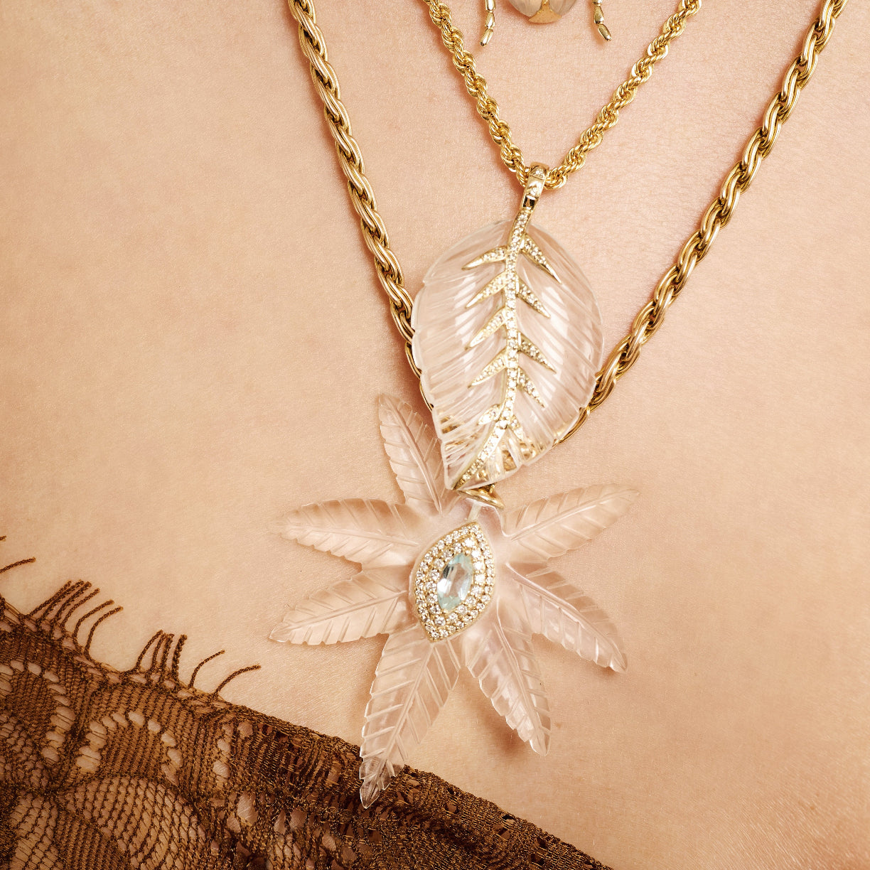 Crystal Kana Pendant
