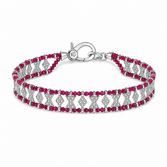 Bracelet Janebeady Rubellite