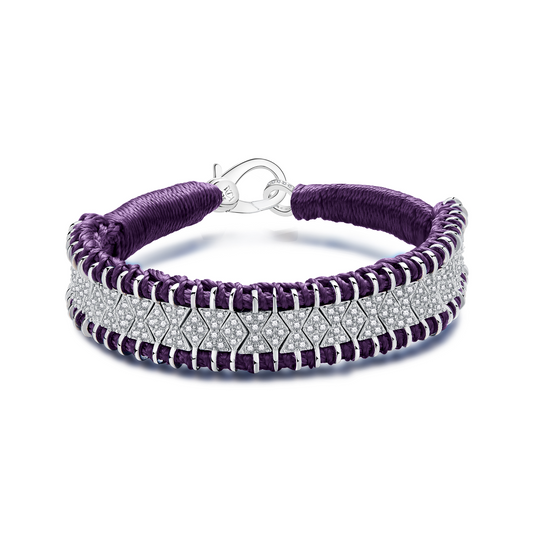 Janeiro eggplant bracelet 