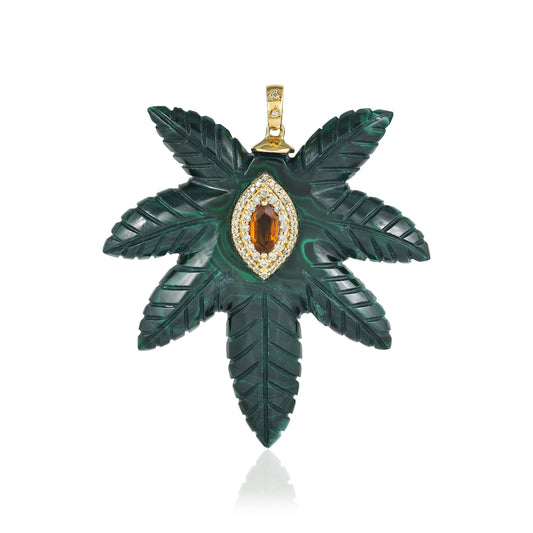 Pendentif Kana Malachite
