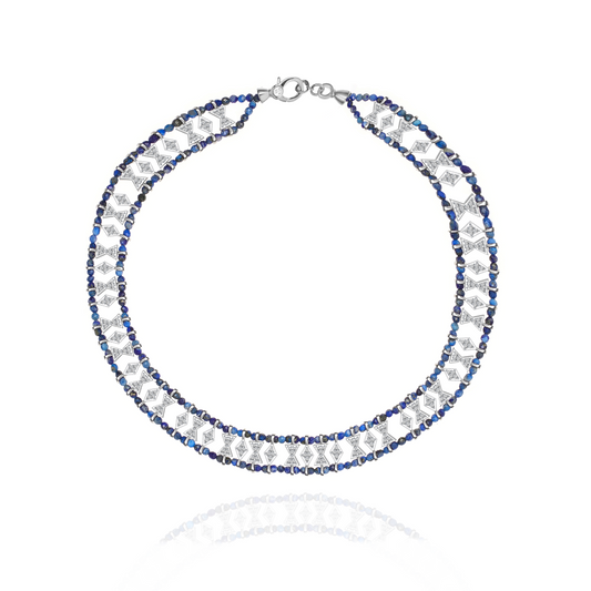 Janbeady lapis necklace