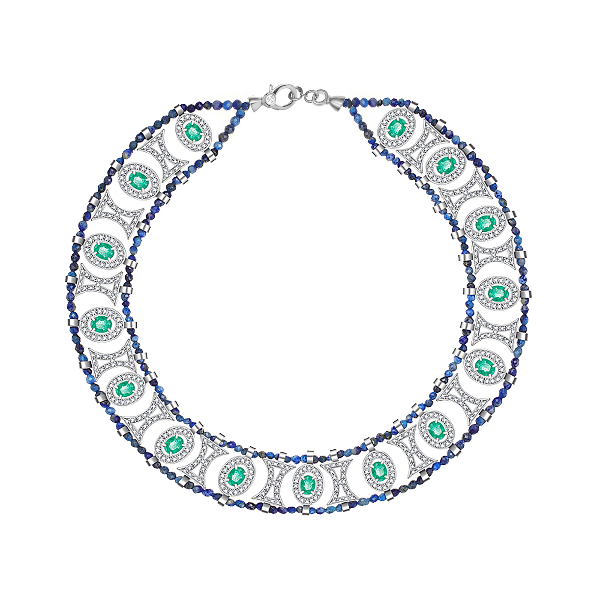Collier Saobeady Lapis