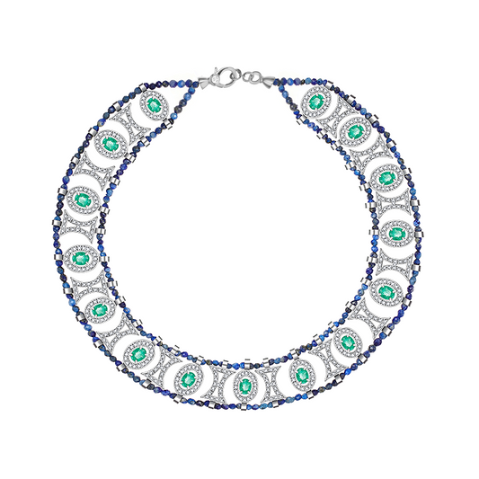Saobeady Lapis necklace