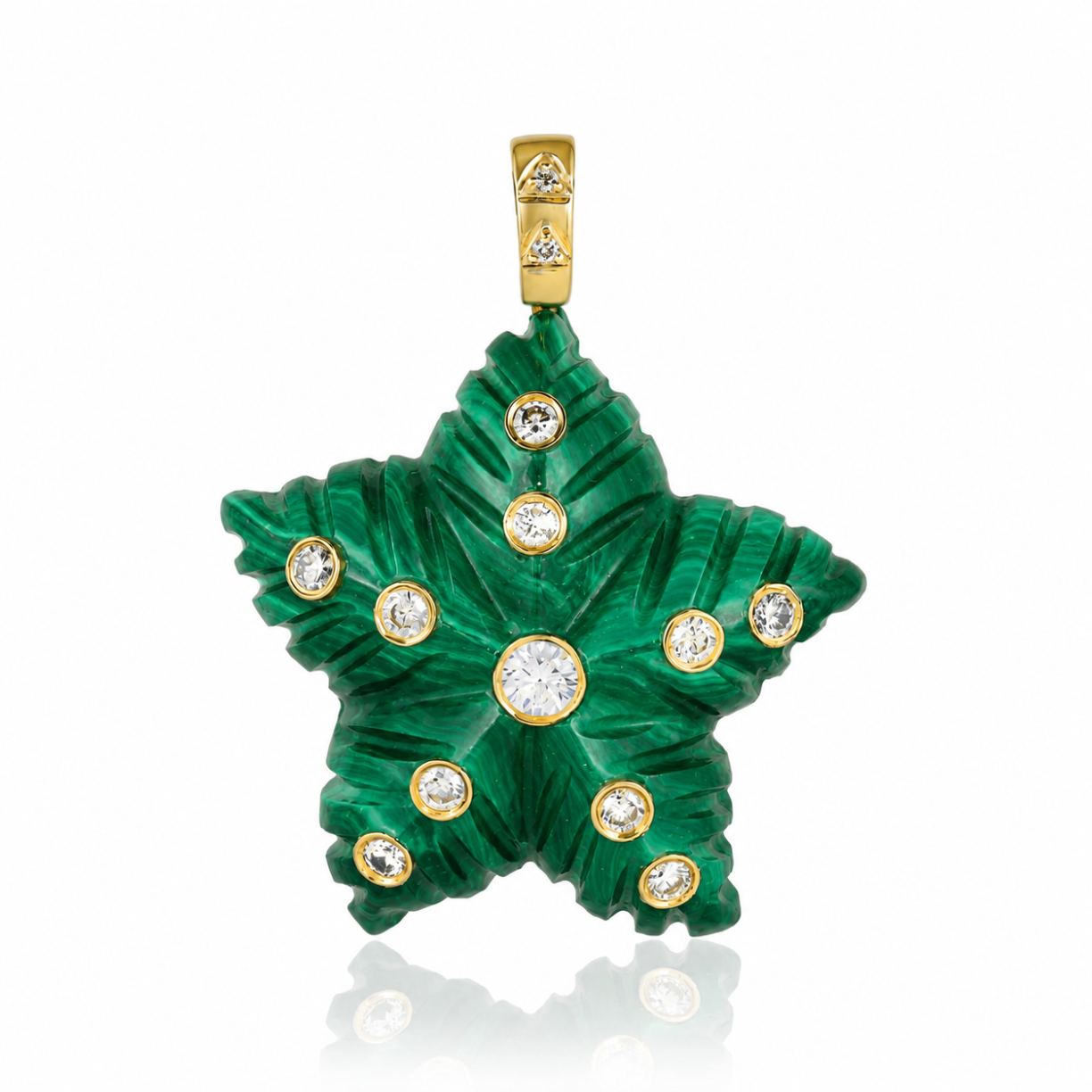 Malachite Star Pendant