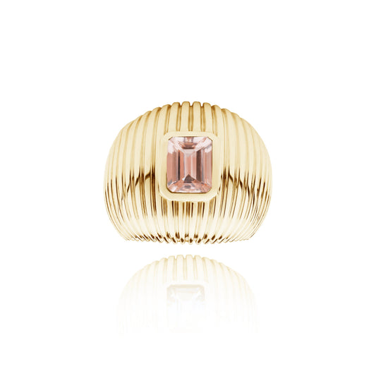 Michelle morganite ring