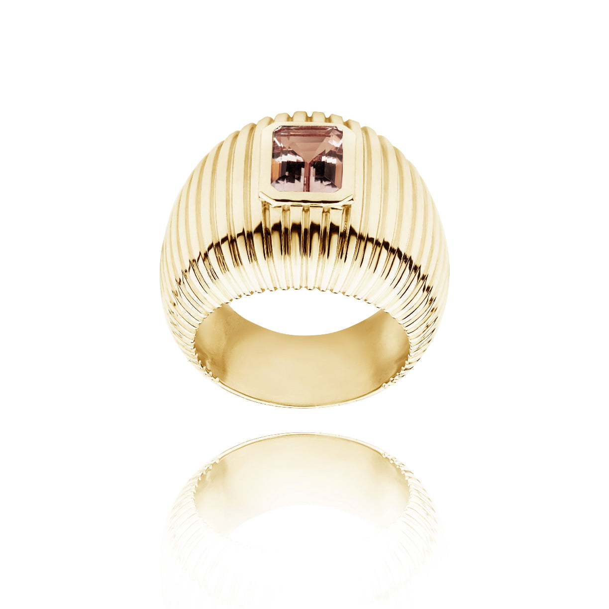 Michelle morganite ring