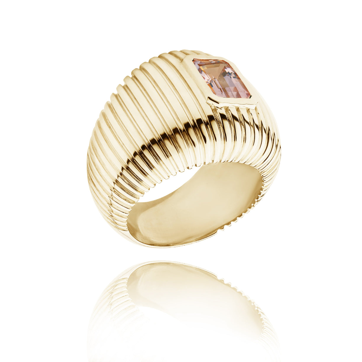 Michelle morganite ring