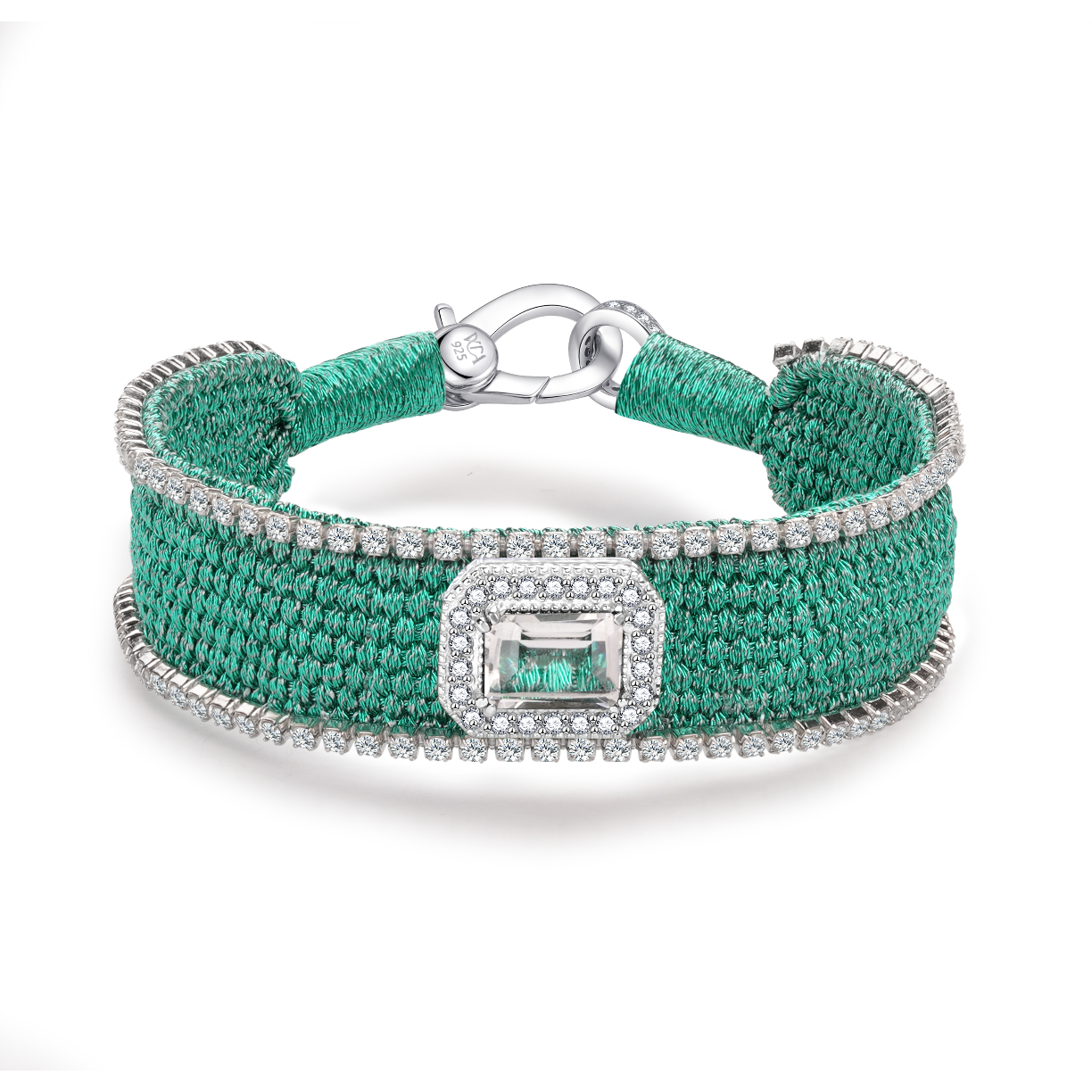 bracelet navajo Emerald - Crystal