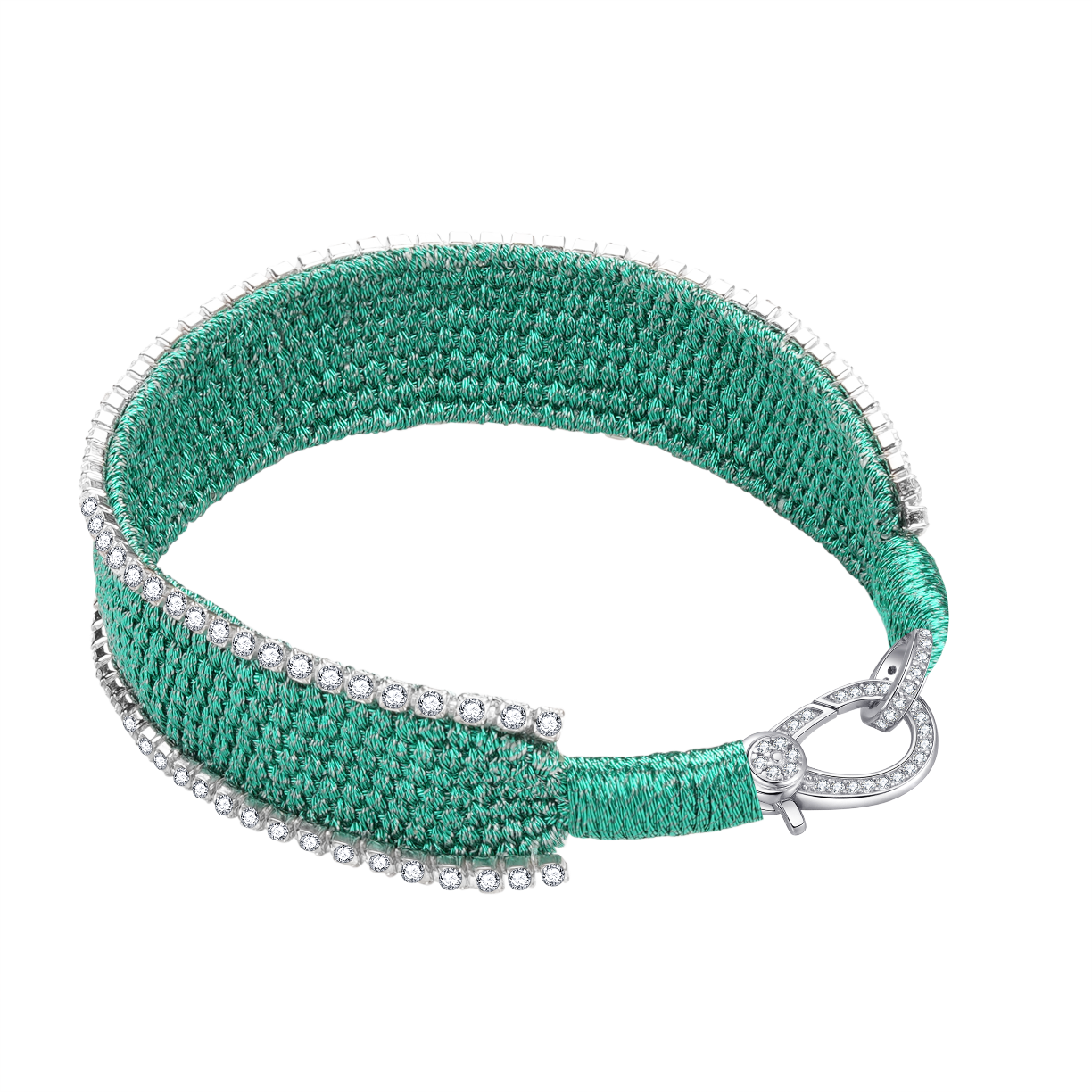 bracelet navajo Emerald - Crystal