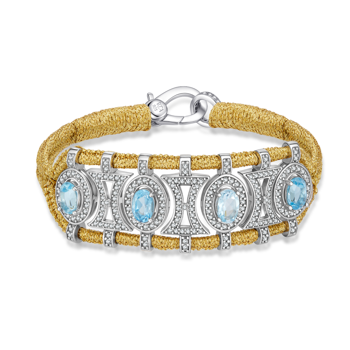 Bracelet Olinda gold - Topazes