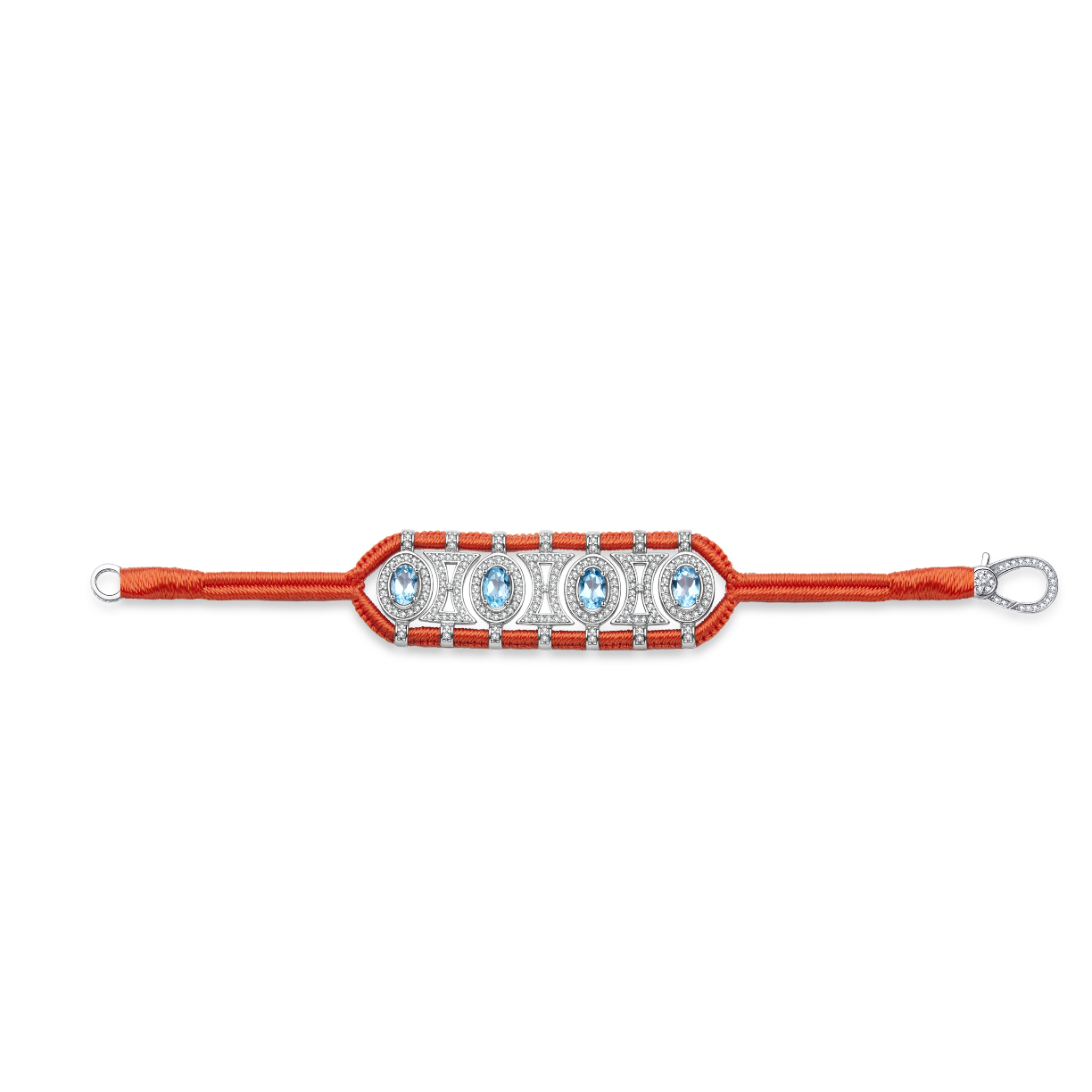 Olinda orange bracelet - Topazes