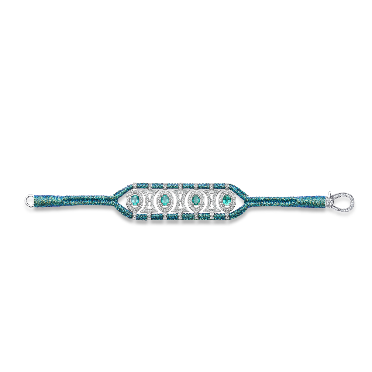 Olinda fly bracelet - Emeralds