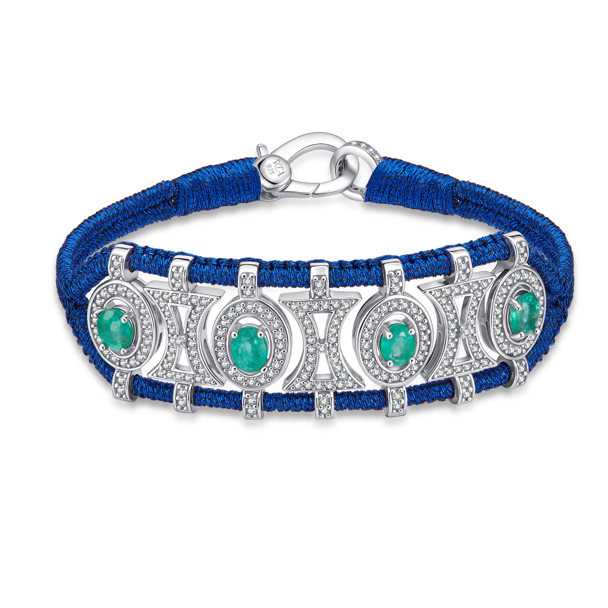Olinda night bracelet - Emeralds