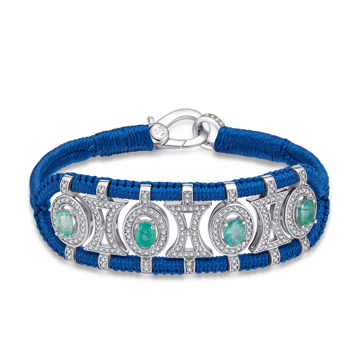 Bracelet Olinda roy - émeraudes