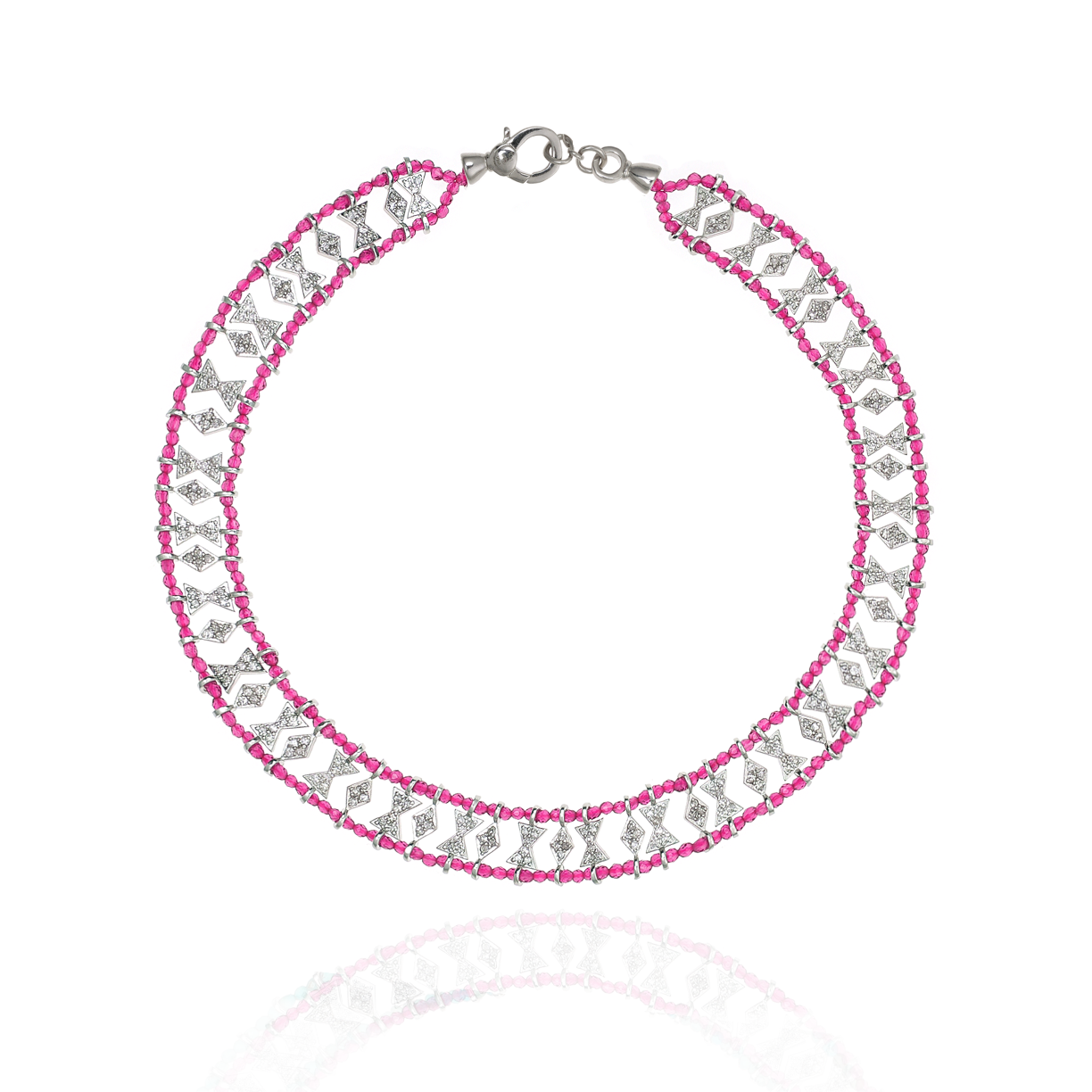 Janbeady Rubellite necklace
