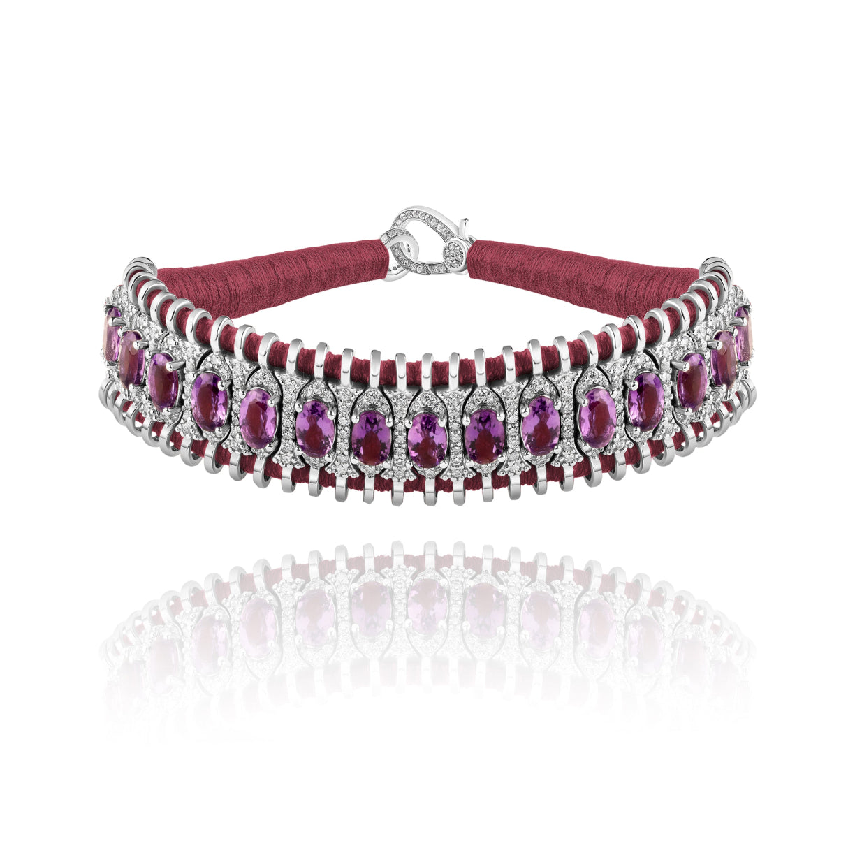Bracelet Santos Bambou - Amethyste